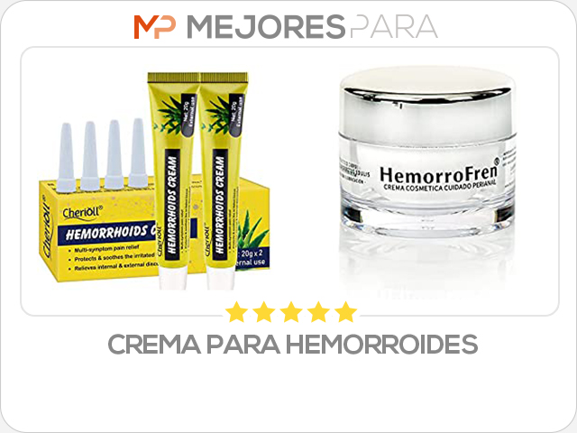 crema para hemorroides