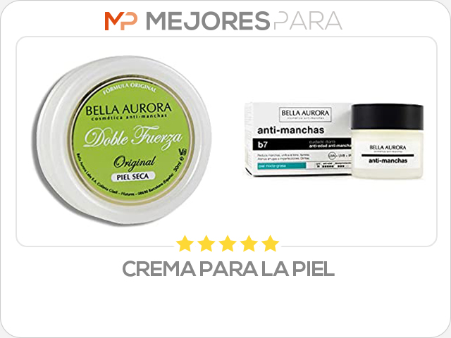 crema para la piel