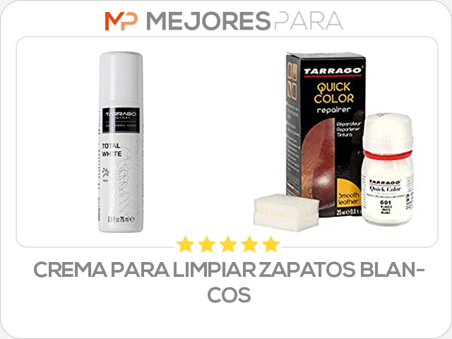 crema para limpiar zapatos blancos