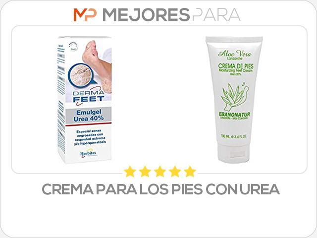 crema para los pies con urea