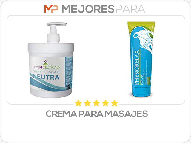 crema para masajes