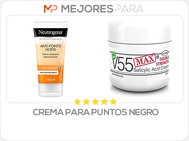 crema para puntos negro