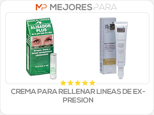 crema para rellenar lineas de expresion