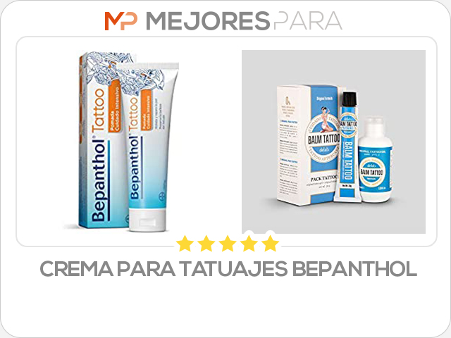 crema para tatuajes bepanthol