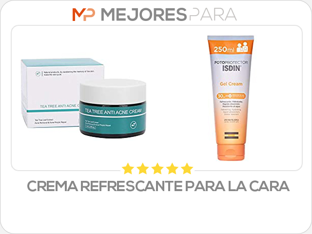 crema refrescante para la cara