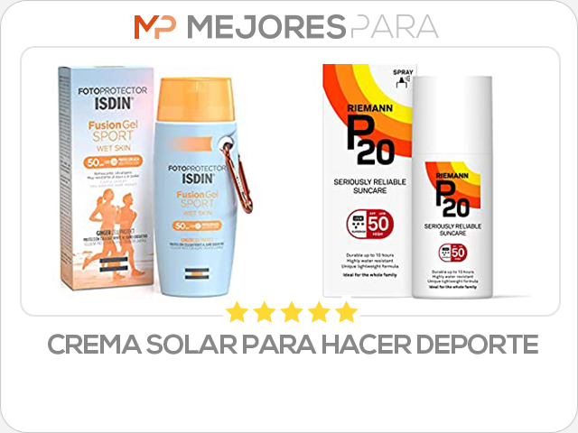 crema solar para hacer deporte