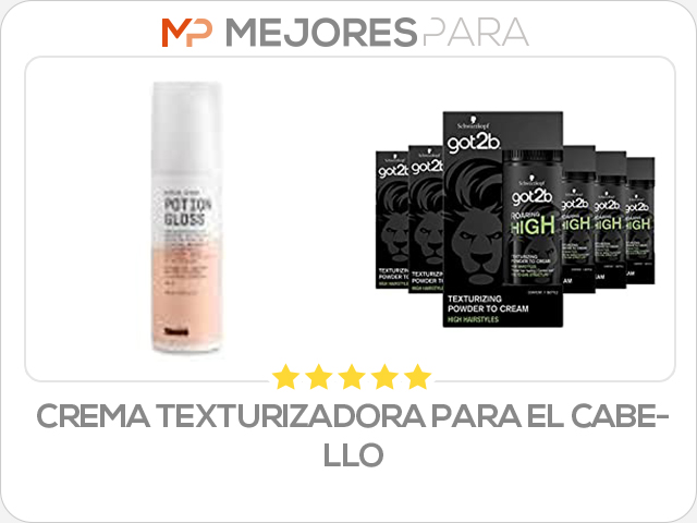 crema texturizadora para el cabello