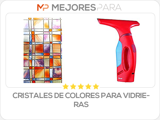 cristales de colores para vidrieras