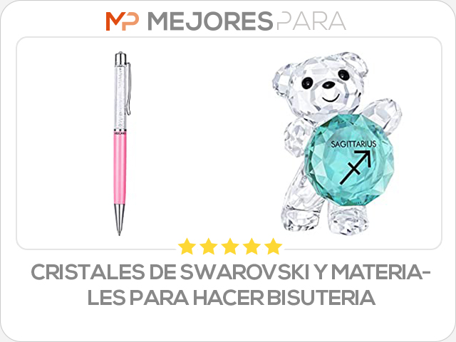 cristales de swarovski y materiales para hacer bisuteria