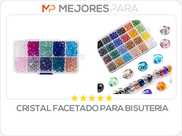 cristal facetado para bisuteria