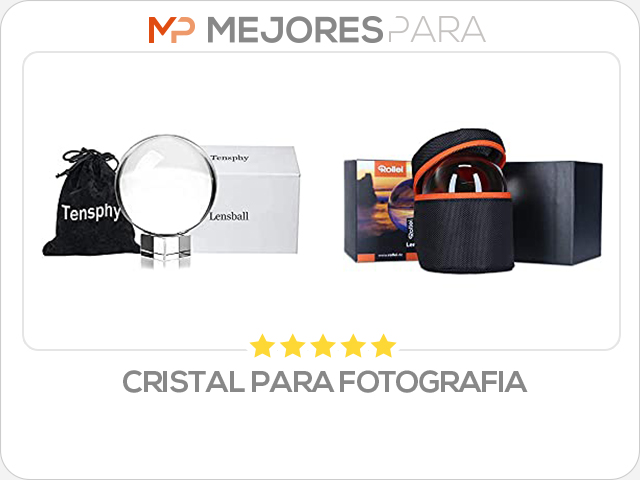 cristal para fotografia