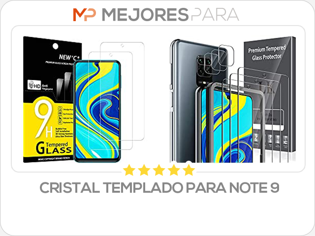 cristal templado para note 9