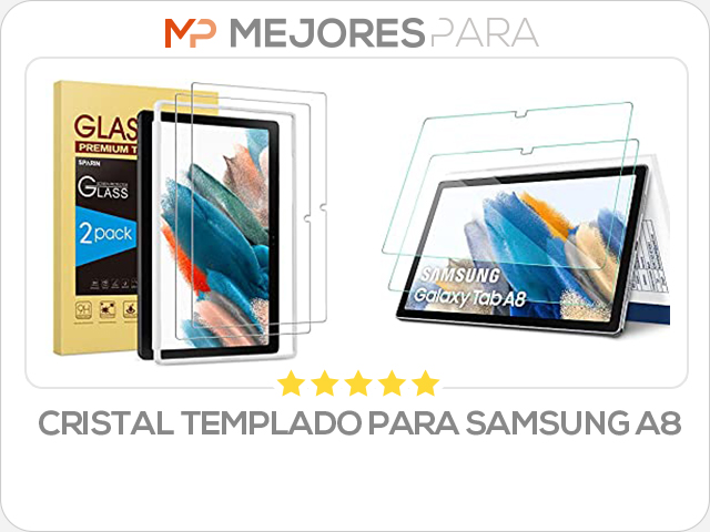 cristal templado para samsung a8