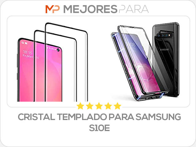 cristal templado para samsung s10e