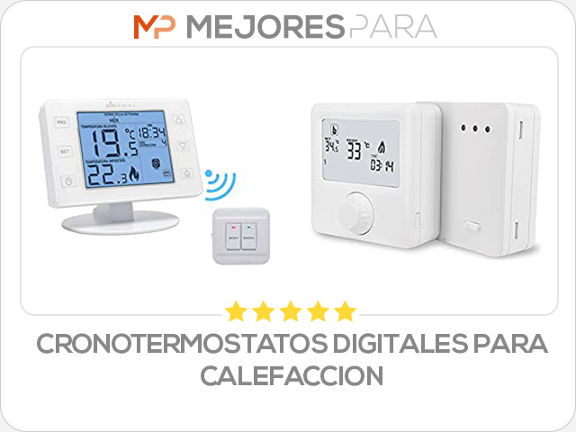 cronotermostatos digitales para calefaccion