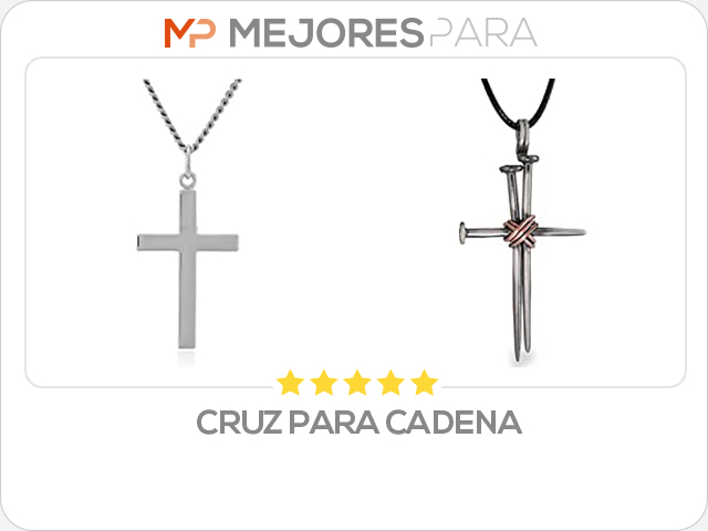 cruz para cadena