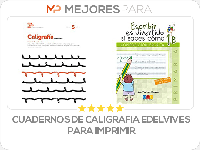 cuadernos de caligrafia edelvives para imprimir