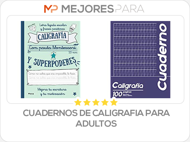 cuadernos de caligrafia para adultos