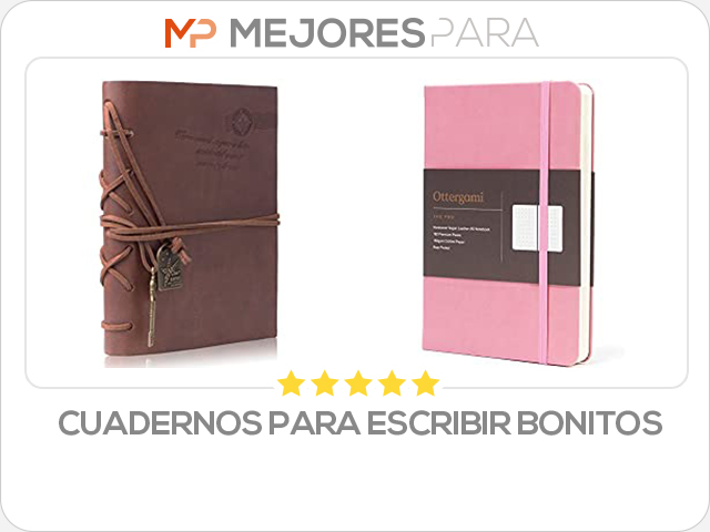 cuadernos para escribir bonitos