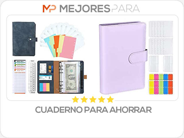 cuaderno para ahorrar