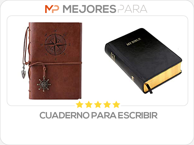 cuaderno para escribir