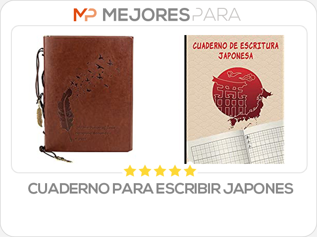 cuaderno para escribir japones