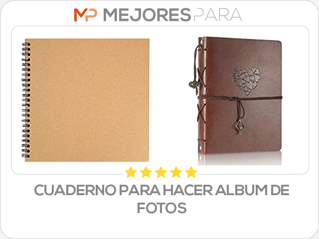 cuaderno para hacer album de fotos