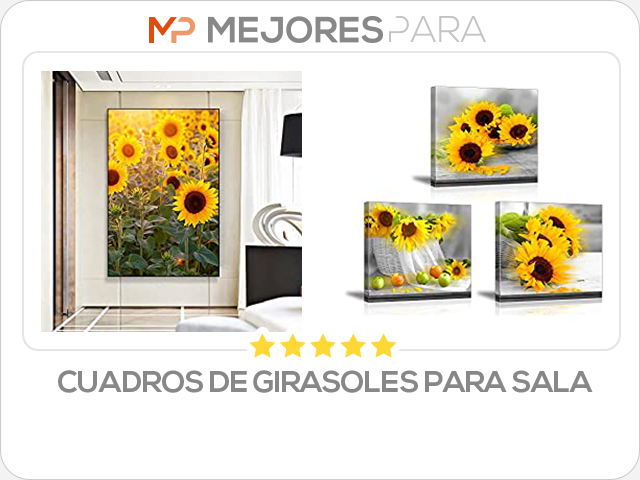 cuadros de girasoles para sala