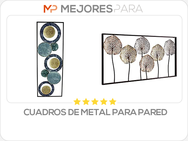 cuadros de metal para pared