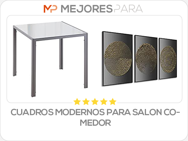 cuadros modernos para salon comedor