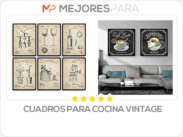 cuadros para cocina vintage