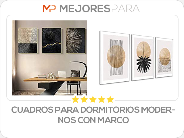 cuadros para dormitorios modernos con marco