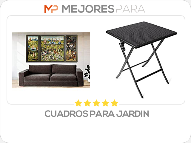 cuadros para jardin