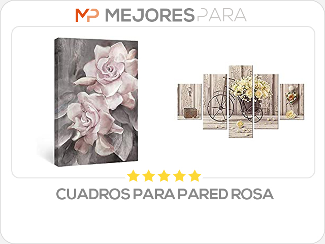 cuadros para pared rosa