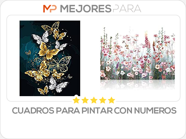 cuadros para pintar con numeros