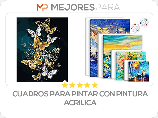 cuadros para pintar con pintura acrilica