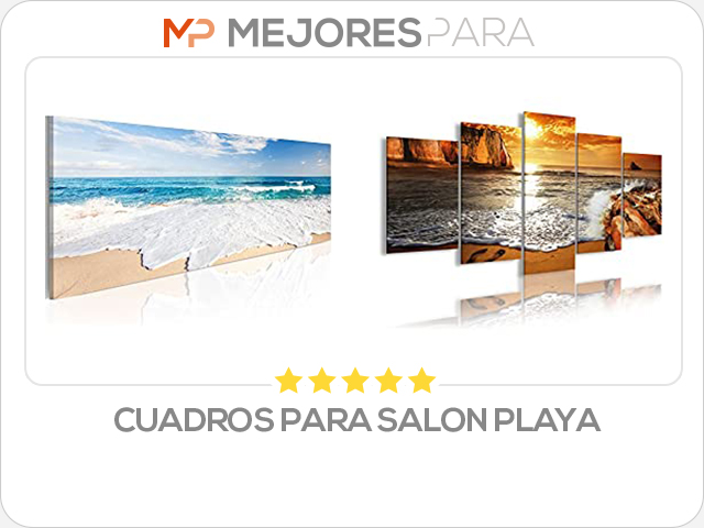 cuadros para salon playa