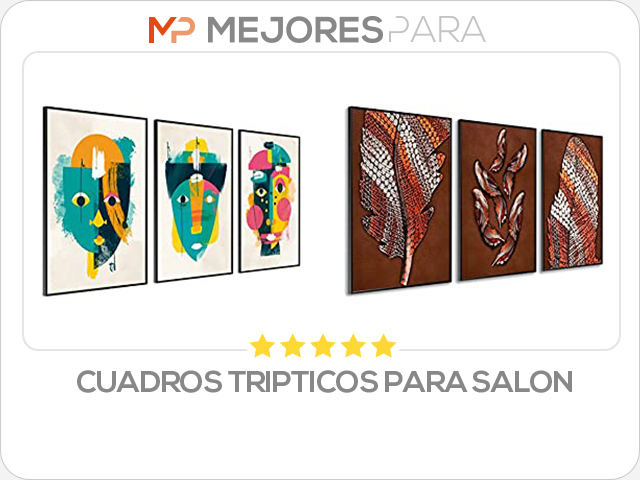 cuadros tripticos para salon