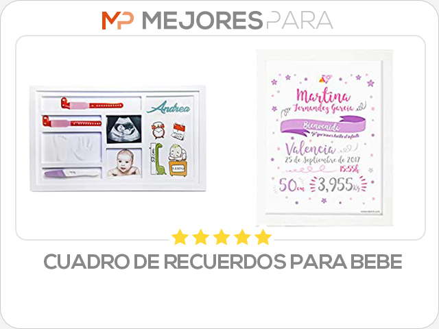 cuadro de recuerdos para bebe