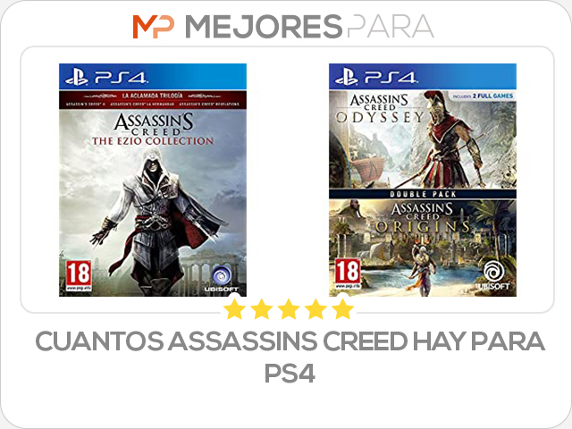 cuantos assassins creed hay para ps4