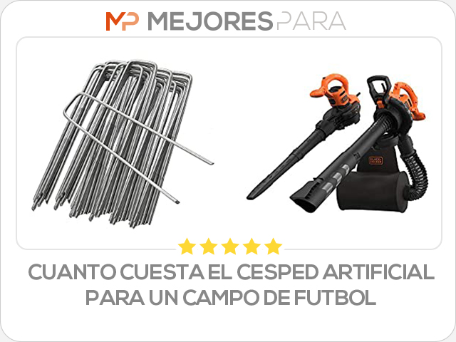 cuanto cuesta el cesped artificial para un campo de futbol
