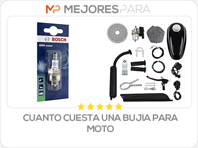 cuanto cuesta una bujia para moto