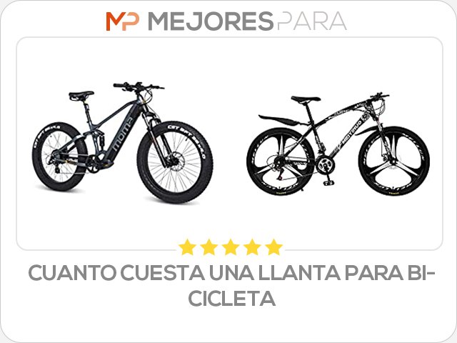 cuanto cuesta una llanta para bicicleta