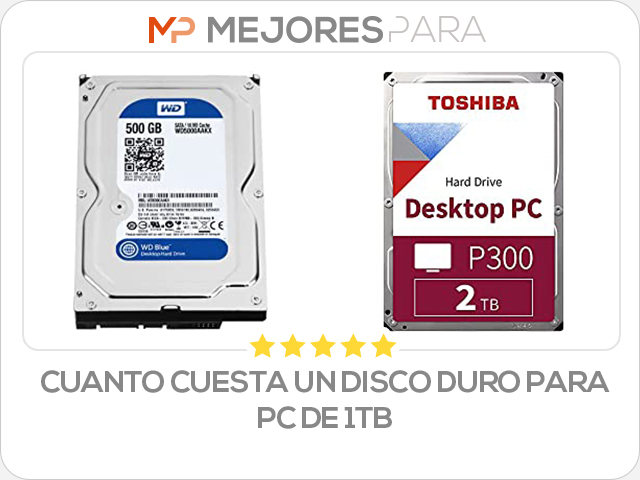 cuanto cuesta un disco duro para pc de 1tb