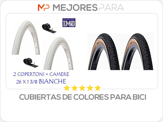 cubiertas de colores para bici