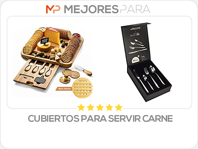 cubiertos para servir carne