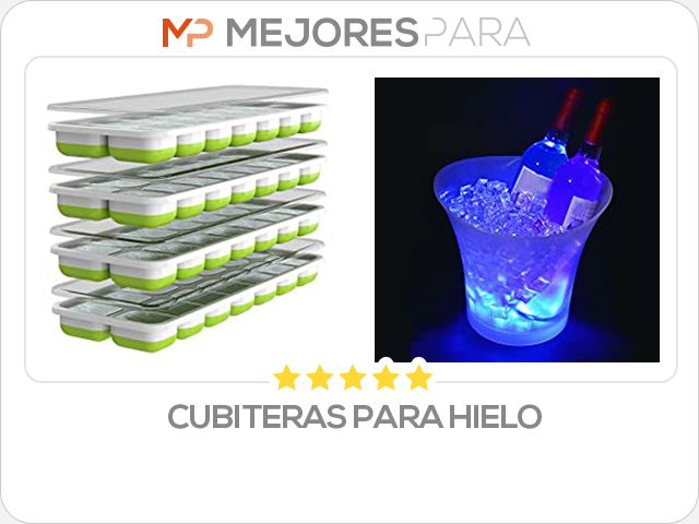 cubiteras para hielo