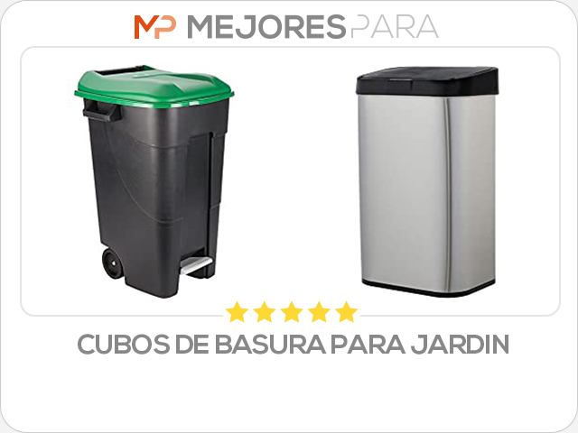 cubos de basura para jardin