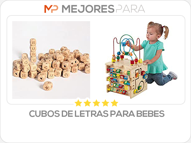 cubos de letras para bebes