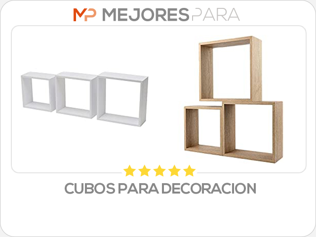 cubos para decoracion